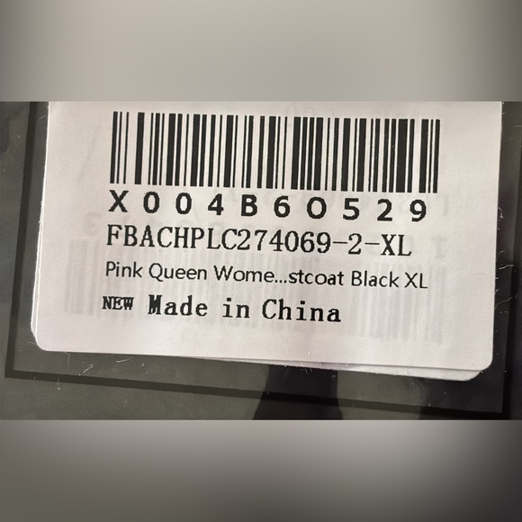 Women's Black Button-Up Vest - Picture 7 of 13